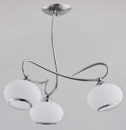 Люстра потолочная ALFA PROTA 20753 3x40 Вт E14 хром/белый