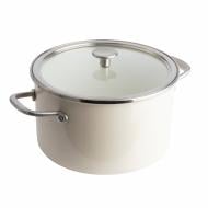 Каструля з кришкою KitchenAid Steel Core 24 см 6 л мигдальний крем (CC003269-001) Каструля з кришкою KitchenAid Steel Core 24 см 6 л мигдальний крем (CC003269-001)