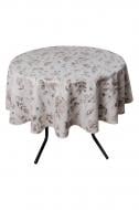 Скатерть Шанталь Ø 160 см бежевый с рисунком La Nuit Скатерть Шанталь Ø 160 см бежевый с рисунком La Nuit