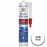 Герметик силиконовый Eskaro Duax Silicone №210 белый 300 мл