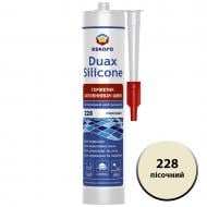Герметик силиконовый Eskaro Duax Silicone №228 песочный 300 мл Герметик силиконовый Eskaro Duax Silicone №228 песочный 300 мл