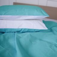 Наволочка Ranforce Elite White-mint (11-2107+11-2208) 60x60 см белый/мятный MirSon