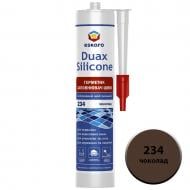 Герметик силиконовый Eskaro Duax Silicone №234 шоколад 300 мл