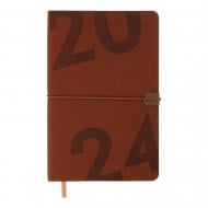 Еженедельник датированный BEST светло-коричневый Buromax A5 2024 Еженедельник датированный BEST светло-коричневый Buromax A5 2024