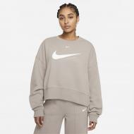 Свитшот Nike W NSW TREND CREW FLC SWOOSH DQ4506-087 р. S бежевый