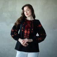 Вышиванка Эдельвика черный р. M 74-25/00