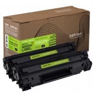 Картридж лазерный Patron HP LJ CB435A/Canon 712 (PN-35A/712DGL) Dual Pack Green Label black