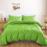 Комплект постельного белья Satin Light Pro 10-013 Lettuce 175х210 см салатовый MirSon