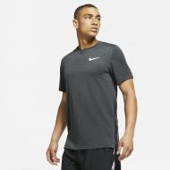 Футболка Nike M NK TOP SS HYPER DRY VENEER DC5218-010 р.S серый