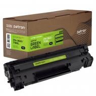 Картридж лазерний Patron HP LJ CB436A/Canon 713 (PN-36A/713GL) Green Label black