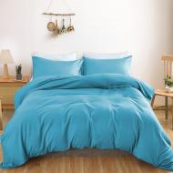 Комплект постельного белья Satin Light Pro 10-008 Blue 175х210 см голубой MirSon Комплект постельного белья Satin Light Pro 10-008 Blue 175х210 см голубой MirSon