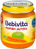 Пюре Bebivita Морква і яблуко 125 г 9007253104135