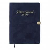 Еженедельник датированный VELOUR синий Buromax A5 2025 синий