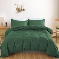 Комплект постельного белья Satin Light Pro 10-009 Green 175х210 см зеленый MirSon
