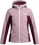 Куртка для девочек 4F Softshell Jacket F692 4FJWSS27TSOFF692-56S р.140 розовая Куртка для девочек 4F Softshell Jacket F692 4FJWSS27TSOFF692-56S р.140 розовая