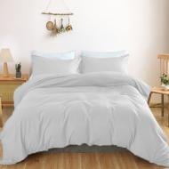 Комплект постельного белья Satin Light Pro 10-001 Snow White 175х210 см белый MirSon