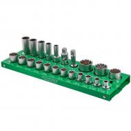 Набор головок универсальных (Spline) 1/2'' ROCKFORCE 22 шт. RF-50221(Q)(6)