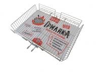 Решетка-гриль со съемной ручкой Грыляка универсальная L 30х25 см Решетка-гриль со съемной ручкой Грыляка универсальная L 30х25 см