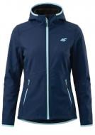 Куртка женская 4F Softshell Jacket F653 4FWSS27TSOFF653-31S р.S синяя