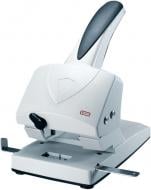 Діркопробивач з фіксатором і лінійкою 65 аркушів сірий Optima