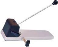 Діркопробивач з фіксатором і лінійкою 192 аркуша сірий Optima