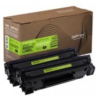 Картридж лазерный Patron HP LJ CE285A/Canon 725 (PN-85A/725DGL) Dual Pack Green Label black