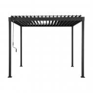 Беседка Home4You MIRADOR-80 3х3 м темно-серая