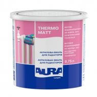 Емаль акрилова Aura® Luxpro Thermo Matt для радіаторів Білий (База А) мат 0,45л 0,45кг