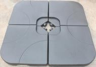 Подставка для зонтов Indigo SE3004 50x50x7,5 см черная Подставка для зонтов Indigo SE3004 50x50x7,5 см черная