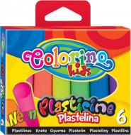 Пластилин NEON 6 цветов 42666PTR Colorino