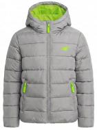 Куртка для мальчиков 4F Down Jacket M1002 4FJWSS27TDJAM1002-25S р.140 серая Куртка для мальчиков 4F Down Jacket M1002 4FJWSS27TDJAM1002-25S р.140 серая