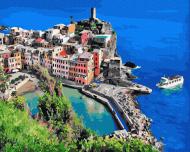 Картина за номерами Вид на провінцію Салерно GX32836 40x50 см Brushme Картина за номерами Вид на провінцію Салерно GX32836 40x50 см Brushme