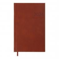 Еженедельник датированный ORION светло-коричневый Buromax A5 2024