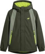 Куртка для хлопчиків 4F Technical Jacket M1325 4FJWSS27TTJAM1325-043S р.140 хакі Куртка для хлопчиків 4F Technical Jacket M1325 4FJWSS27TTJAM1325-043S р.140 хакі