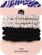 Набор резинок LOA для волос молочная/черная 6 шт.