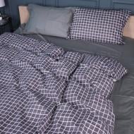 Комплект постельного белья 22-1372 Silver Checkered 200х220 см мульти MirSon