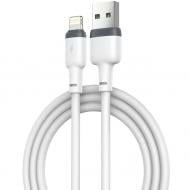 Кабель Xo USB A - L NB208 1 м white