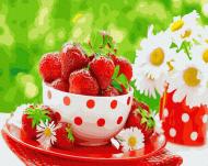 Картина за номерами Полуничний перекус GX31952 40x50 см Brushme