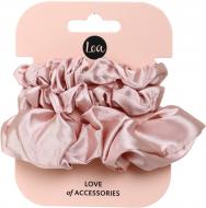 Набор резинок LOA для волос атлас персик 3 шт.