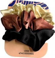 Набор резинок LOA для волос атлас р.L 3 шт.