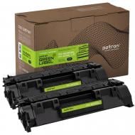 Картридж лазерный Patron HP LJ CF280A (PN-80ADGL) Dual Pack Green Label black