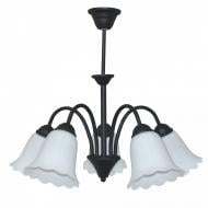 Люстра подвесная Геотон Ф175 5x60 Вт E27 черный