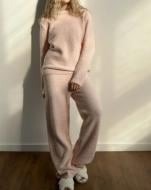 Комплект вязаный MISO Soft р. one size (S-L) пудровый Комплект вязаный MISO Soft р. one size (S-L) пудровый