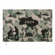 Еженедельник карманный датированный HEROES оливковый Buromax A6 2024