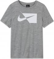 Футболка Nike B NK DF HBR SS TOP DA0282-084 р.M серый