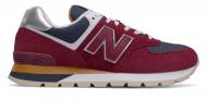 Кроссовки мужские зимние New Balance ML574DHR р.42,5 бордовые