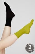 Набор носков женских Legs G05 SOCKS BAMBOO р.36-40 черный/зеленый 2 шт.