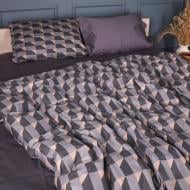 Комплект постельного белья 22-1441 Dark Cube Pattern 200х220 см мульти MirSon
