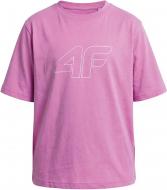 Футболка 4F TSHIRT F4090 4FJWSS27TTSHF4090-54S р.140 розовый