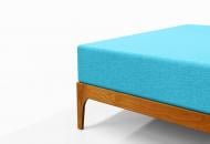 Простирадло трикотажне на резинці Jersey 160x190 см блакитний Ю-ТЕК